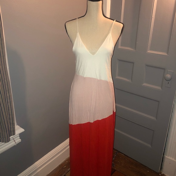 Multicolor Spaghetti Strap Dress - Picture 2 of 4